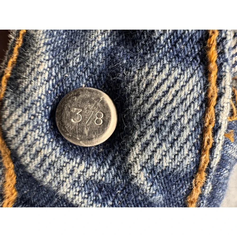 Vintage Levis Jeans Men's 36x34 Blue Denim Faded High Rise 901 Relaxed Loose Y2K - Picture 5 of 7